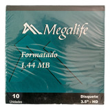 Lote Disquete Megalife 1 44 Mb