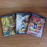 Lote Dragon Ball Z Budokai 1 2 E 3 Ps2 Original Japonês