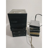 Lote Gravadores Cd dvd Gaveta Cpu Para Desmanche Peças