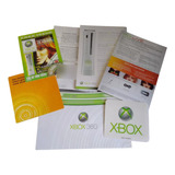 Lote Kit Manual Panfleto Adesivo Originais Xbox 360 Fat