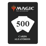 Lote Magic Pack De 500 Cartas Aleatórias+ 02 D20 Oficial Mtg