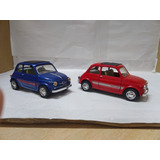 Lote Mini Fiat 500 Escala 1