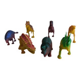 Lote Miniaturas De Dinossauros Não Articulados Pré Histórico