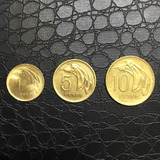 Lote Moedas Uruguai 1, 5 E 10 Pesos Anos 68, 68 E 69 Mbc #38