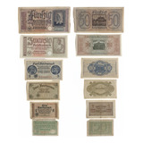 Lote Reichsmark Países Ocupados 2 Guerra Mundial Alemanha