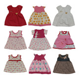Lote Revenda Com 10 Vestidos De Bebe Atacado