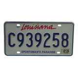 Louisiana Original Placa Metalica