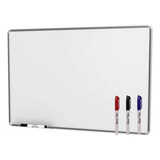 Lousa Branca Pequena Quadro Moldura Aluminio 70x50 Brindes