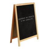 Lousa Cavalete Quadro Negro Frase Restaurante Comida Caseira