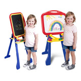 Lousa Cavalete Quadro Negro Infantil Magnético Giz Caneta