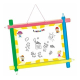 Lousa Criativa Infantil 2 Em 1 Dupla Face Quadro Branco