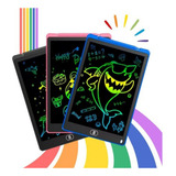 Lousa Digital 12 Polegada Lcd Infantil P escrever Desenhar Cor Preto Escrita Colorida