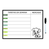 Lousa Imã De Geladeira Grande Planner