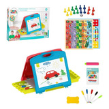 Lousa Mágica 2 Em 1 Maleta Tabuleiro Play learn Multikids