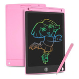 Lousa Magica Digital Grande 12 Polegadas Tablet Infantil Top Cor Rosa
