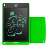 Lousa Mágica Lcd Gigante 30 5 Cm Tablet Infantil 12 Polegada Cor Verde