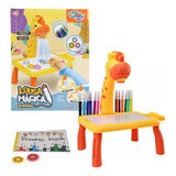 Lousa Mágica Mesa Projetora De Desenhos Interativos Infantil