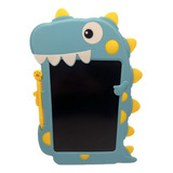 Lousa Magica Tablet Infantil Premium Dinossauro Premium Lcd Cor Azul
