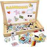 Lousa Magnética Infantil Pop Com Quadro Branco E Negro E Imantados