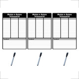Lousa Magnetica Planner Metas