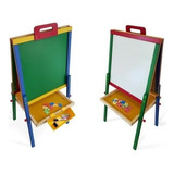 Lousa Magnética Portátil Dupla Face Quadro Educativo Infanti
