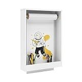 Lousa Painel De Criação Desenho Com Rolo De Papel 42cm Branco