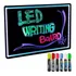 Lousa Painel Quadro Letreiro Luminoso Led 80x60cm   Canetas