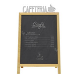 Lousa Para Calçada Menu De Cafeteria Personalizado