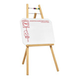 Lousa Pedagógica Quadro Branco Infantil C Cavalete Decorada