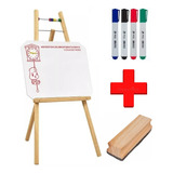 Lousa Quadro Branco Infantil C Cavalete apagador Canetas