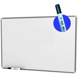 Lousa Quadro Branco Mold Aluminio 100x70 Apagador Marcador