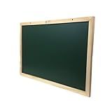 Lousa Quadro Escolar Verde 90x70 Moldura Em Madeira