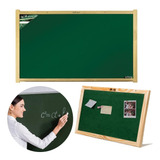 Lousa Quadro Verde Liso Madeira 70x50cm Quadro Negro Souza