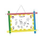 LOUSINHA INFANTIL 2 EM 1 QUADRO BRANCO COM GIZ CANETA E APAGADOR