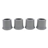 LoveinDIY 4 Peças De Toucas De Borracha Para Caminhada Bastão Pontas De Bengala Para Muletas 22 Mm