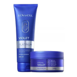 Lowell Violet Platinum Matizador Kit Shampoo Máscara brinde