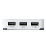 LOYALTY SECU Servidor De Impressão Bluetooth De Rede Portátil USB De 3 Portas Para Impressoras USB Branco Sem WiFi