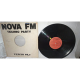 Lp Coletânea Nova Fm Techno Party 1991