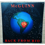 Lp Disco Vinil Roger Mc Guinn   Back From Rio   Impecável