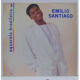 Lp Emilio Santiago - Aquarela Brasileira 3 - 1990 - Som Livr