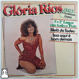 Lp Glória Rios Melô Do Tadeu - Single Mix Disco De Vinil