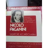 Lp Paganini Seus Concertos