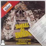 Lp Sambas De Enredo Carnaval 1990 Grupo 1a Vinil Encarte