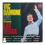 Lp Vic Damone Live From Las Vegas Disco De Vinil 1969