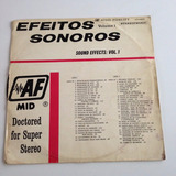 Lp Vinil Efeitos Sonoros