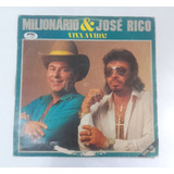 Lp Vinil Milionário E José Rico Viva A Vida Vol 18 1988