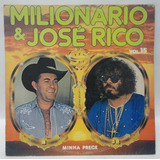 Lp Vinil Usado Milionário E José Rico Vol 15 Minha Prece