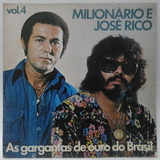 Lp Vinil Usado Milionário E José Rico Vol  4