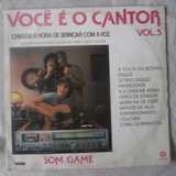 Lp Você É O Cantor Vol 5 Karaokê 1984 Som Game Vinil Cid