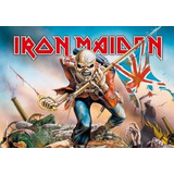 Lpgi Iron Maiden Trooper Bandeira De Pôster De Tecido Grande